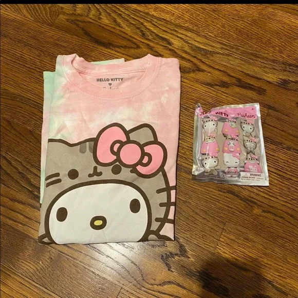 Hello Kitty Tops Sale Hello Kitty X Pusheen Tie Dye Tshirt